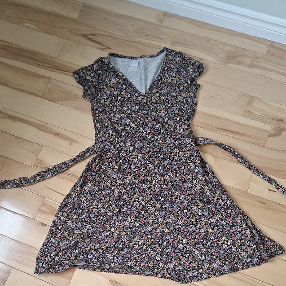 twik Dresses & Skirts - Twik Black Floral Dress